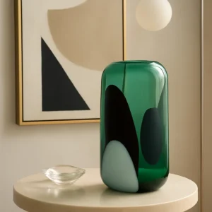 Clayra Abstract Glass Vase